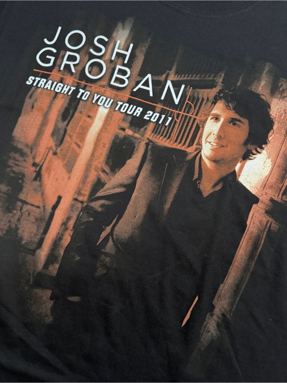 Vintage 2011 Josh Groban Straight To You Tour T-Shirt Large - Picture 4 of 7